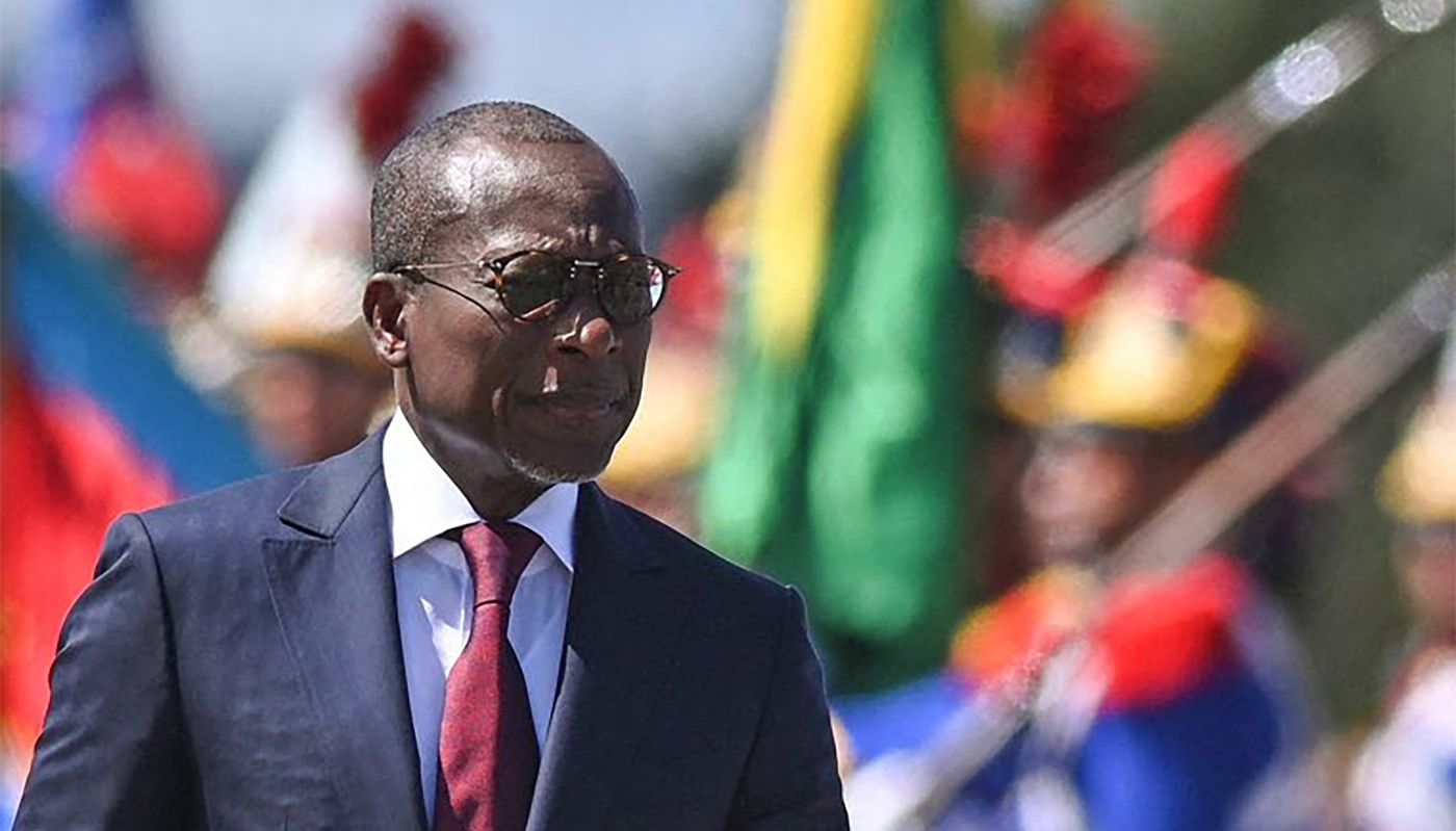 Le président béninois, Patrice Talon, à Brasilia, au Brésil, le 23 mai 2024.