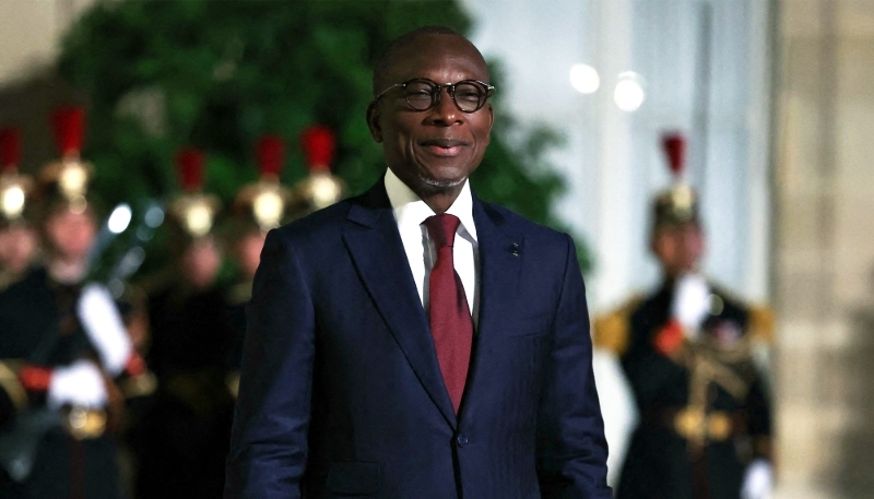 Le président béninois, Patrice Talon, à Paris, le 4 octobre 2024. 