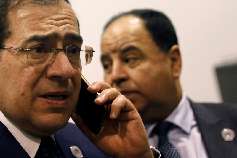 Le ministre du pétrole et des ressources minérales, Tarek el-Molla, à Charm el-Cheikh, le 8 décembre 2018.