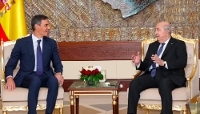 Le premier ministre espagnol, Pedro Sánchez, et le président algérien, Abdelmadjid Tebboune, à Alger, le 20 juillet 2026.
