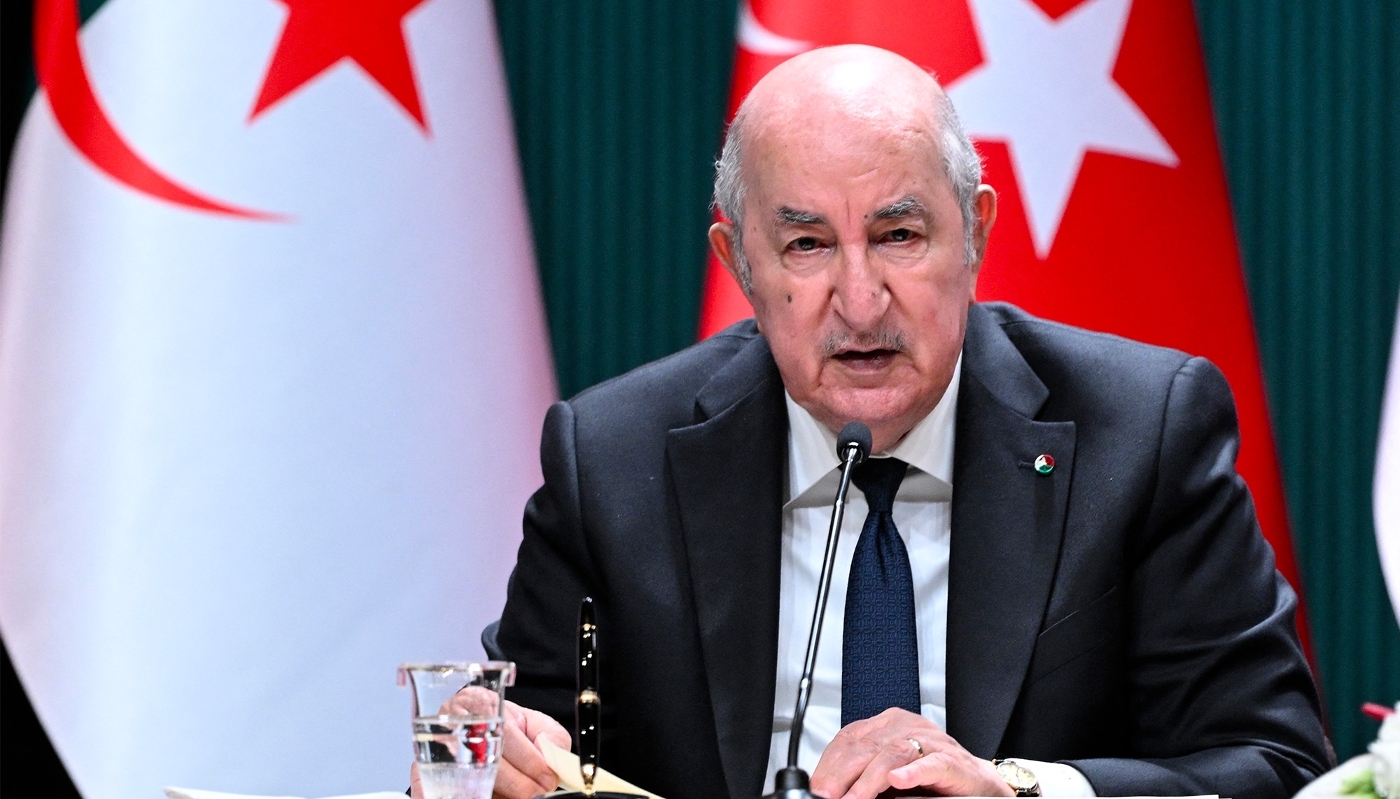 Le président algérien, Abdelmadjid Tebboune, à Ankara, en Turquie, le 7 mai 2026.