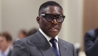 Le vice-président de Guinée équatoriale, Teodoro Nguema Obiang Mangue, dit 'Teodorin', à Davos, en Suisse, le 20 janvier 2026.