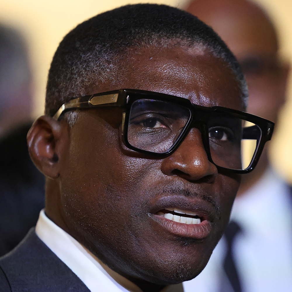 Le vice-président équato-guinéen, Teodorin Obiang Nguema Mangue, à Davos, en Suisse, en janvier 2026.