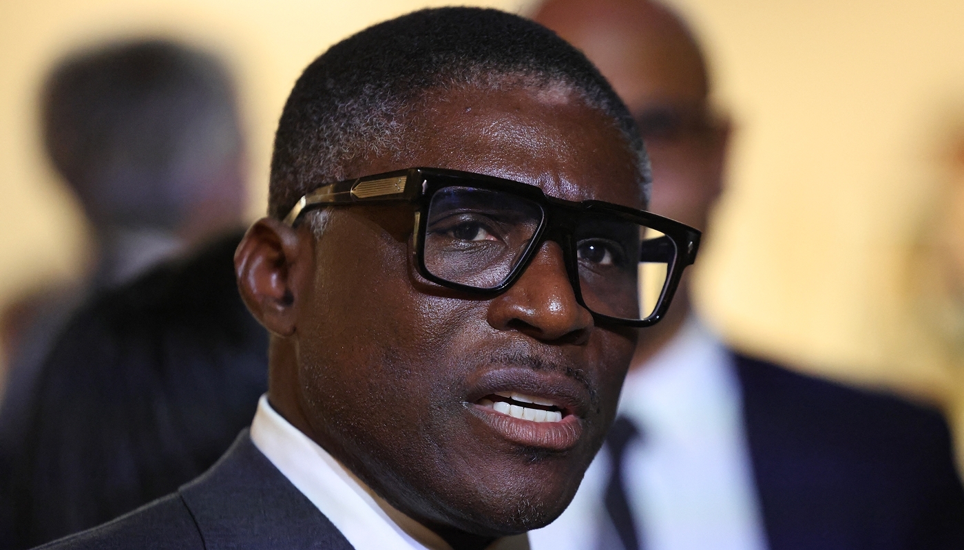 Le vice-président équato-guinéen, Teodorin Obiang Nguema Mangue, à Davos, en Suisse, en janvier 2026.