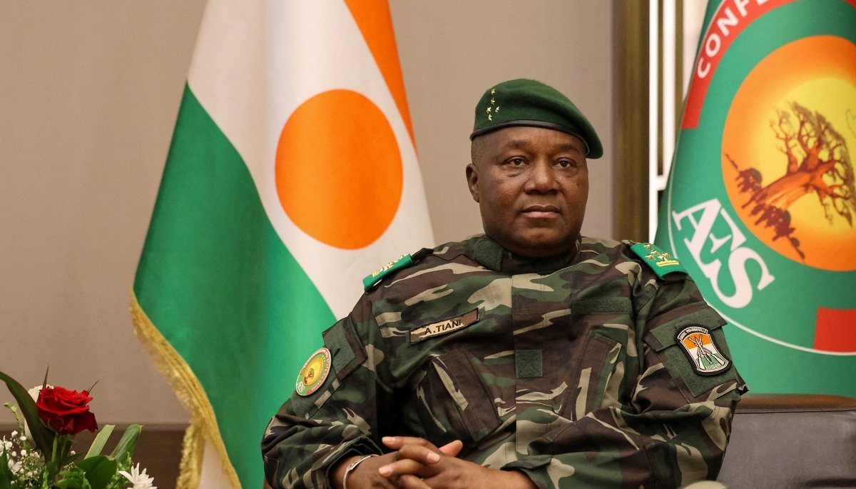 Le leader de la junte, Abdourahamane Tiani, à Niamey, le 2 juin 2026.