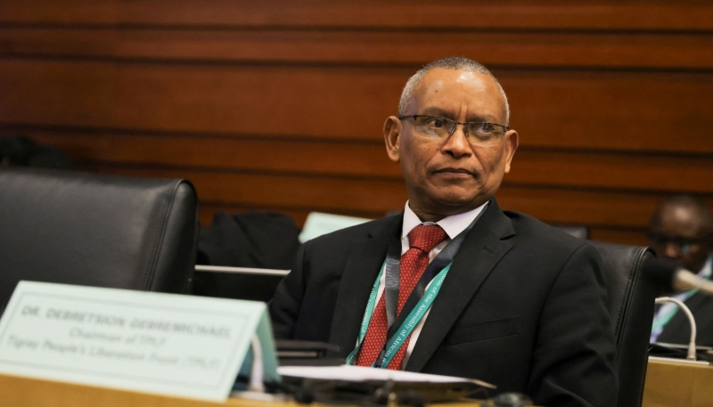 Debretsion Gebremichael, au siège de l'Union africaine à Addis-Abbeba, le 16 février 2025.