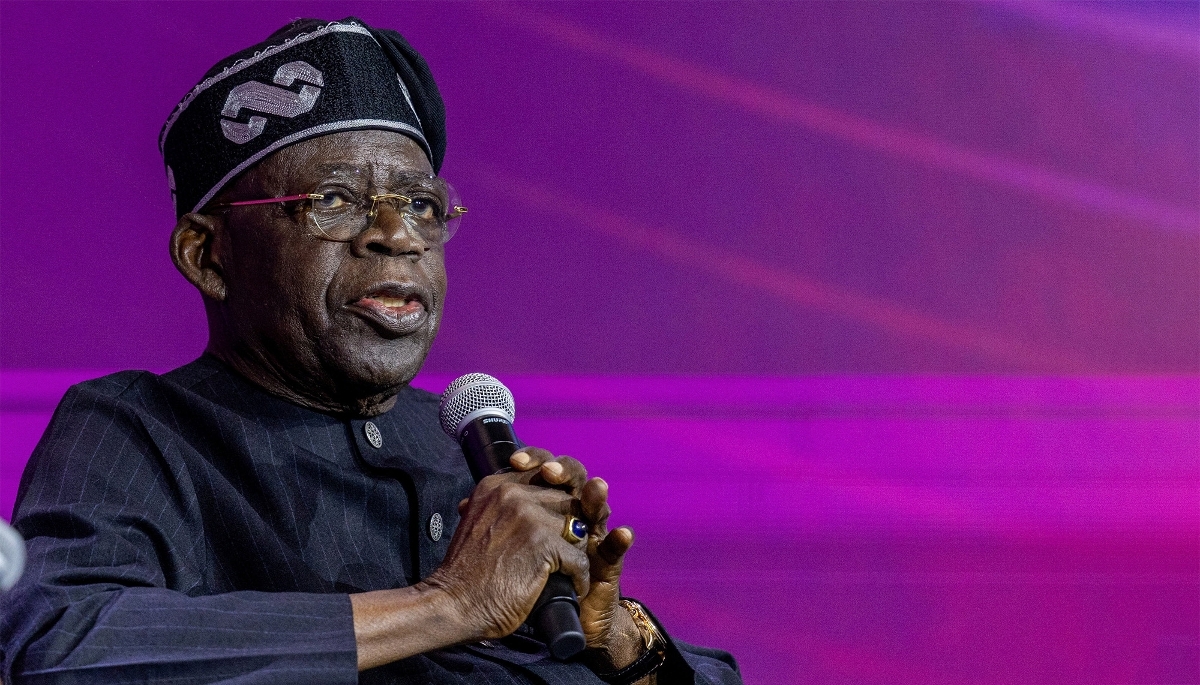 Le président nigérian, Bola Tinubu, à Kigali, en mai 2026. 