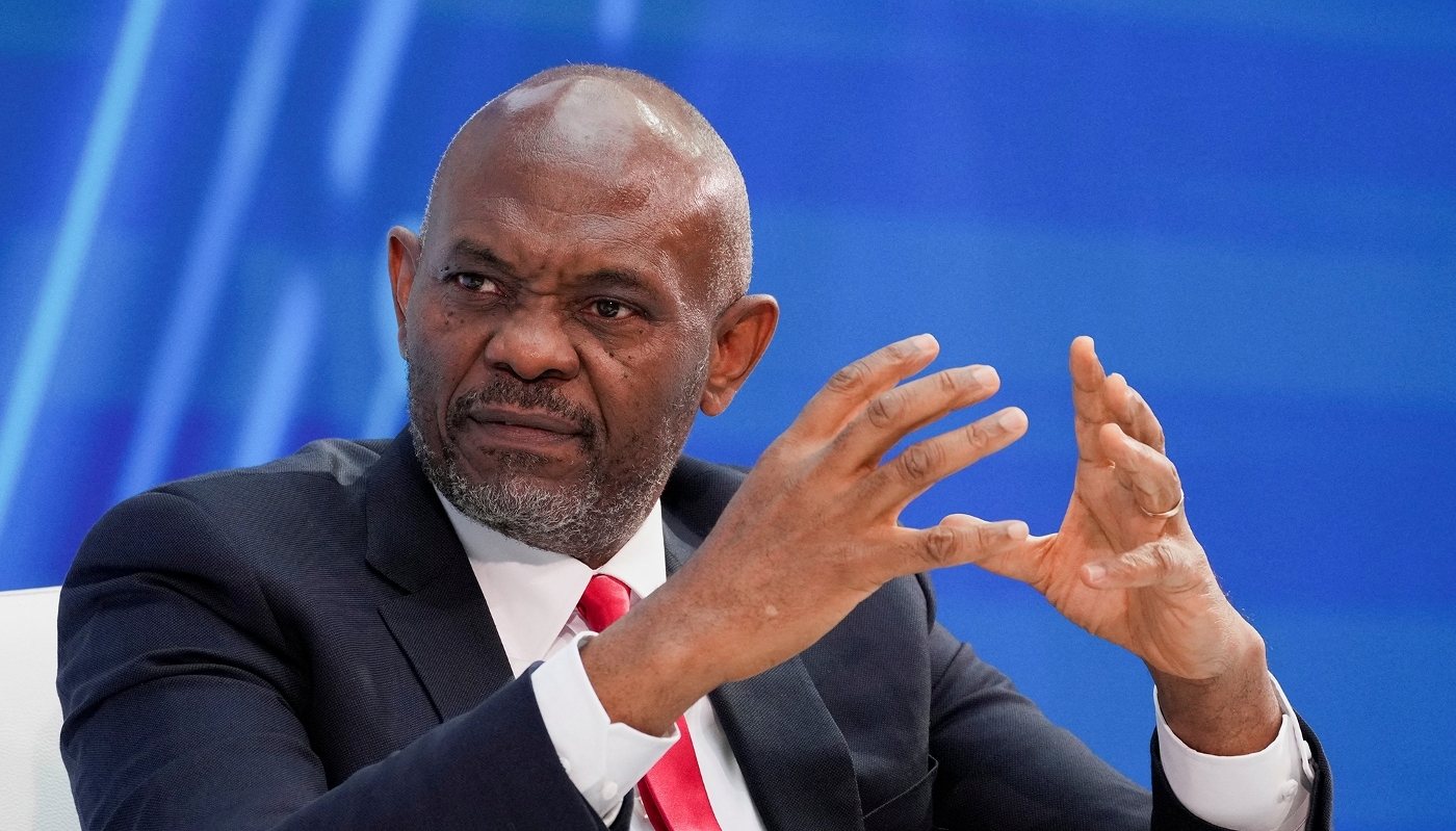 Le président de la United Bank for Africa,Tony Elumelu, à Washington, le 15 octobre 2025.