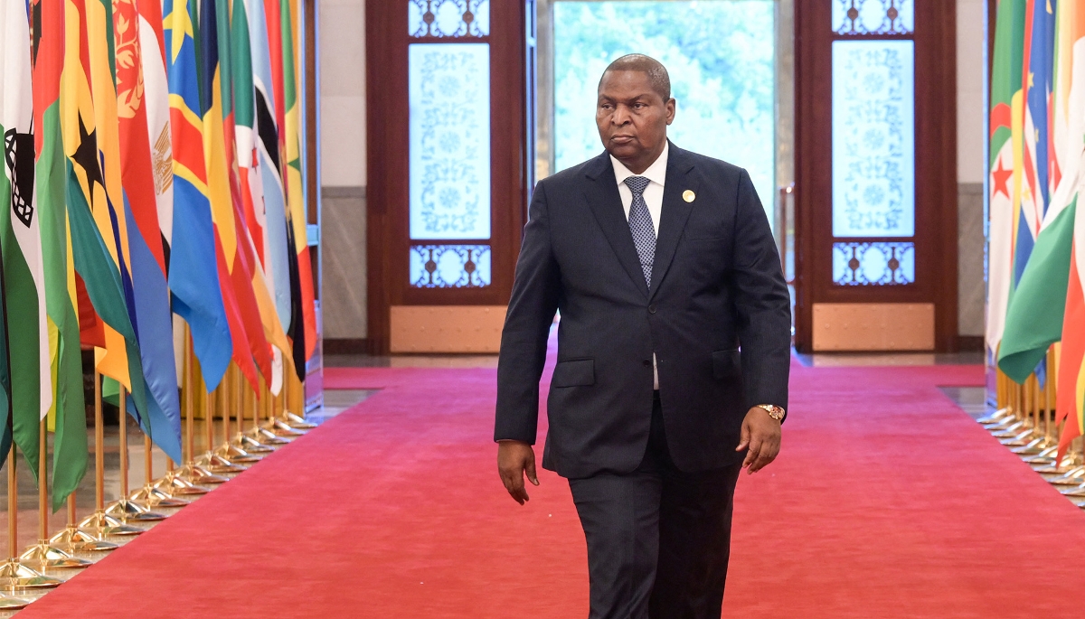 Le président centrafricain, Faustin-Archange Touadéra, le 5 septembre 2024, à Pékin.