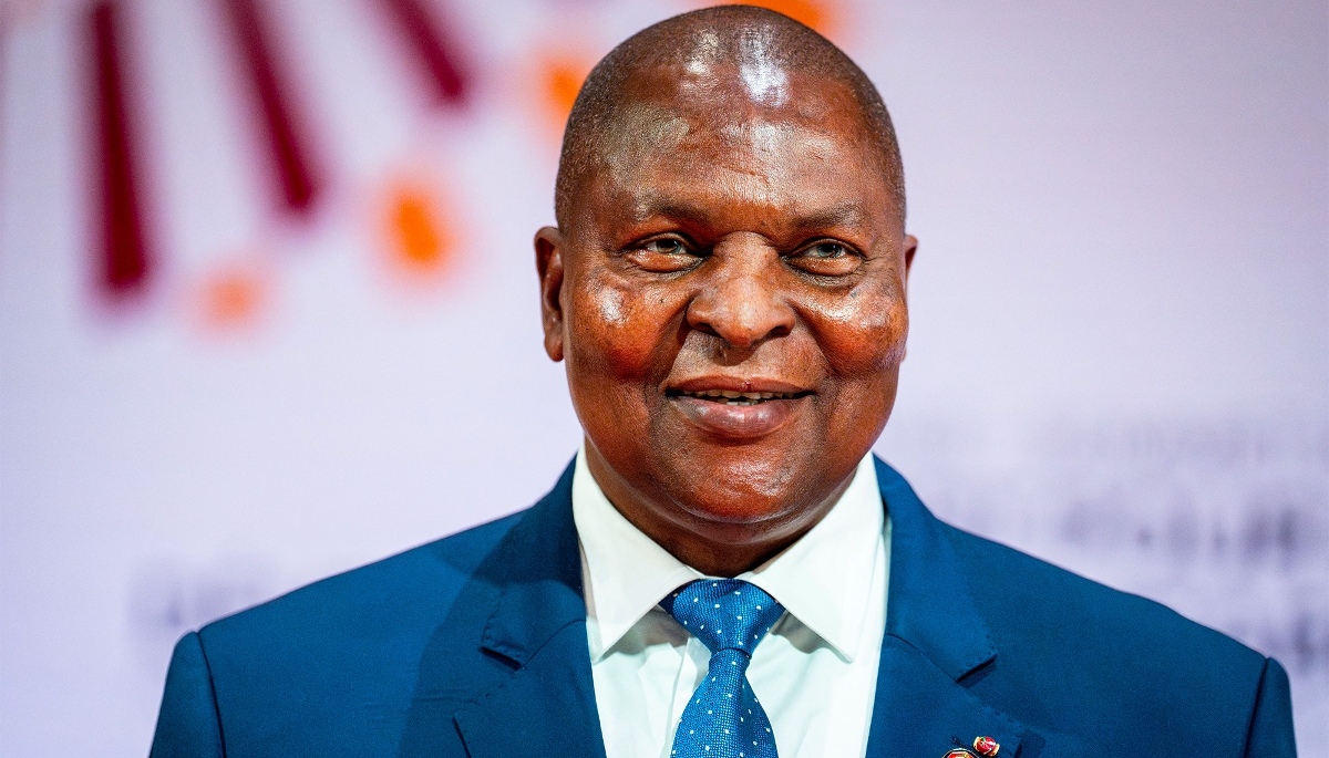 Le chef de l'État centrafricain, Faustin-Archange Touadéra, le 25 juillet 2024 à Paris.