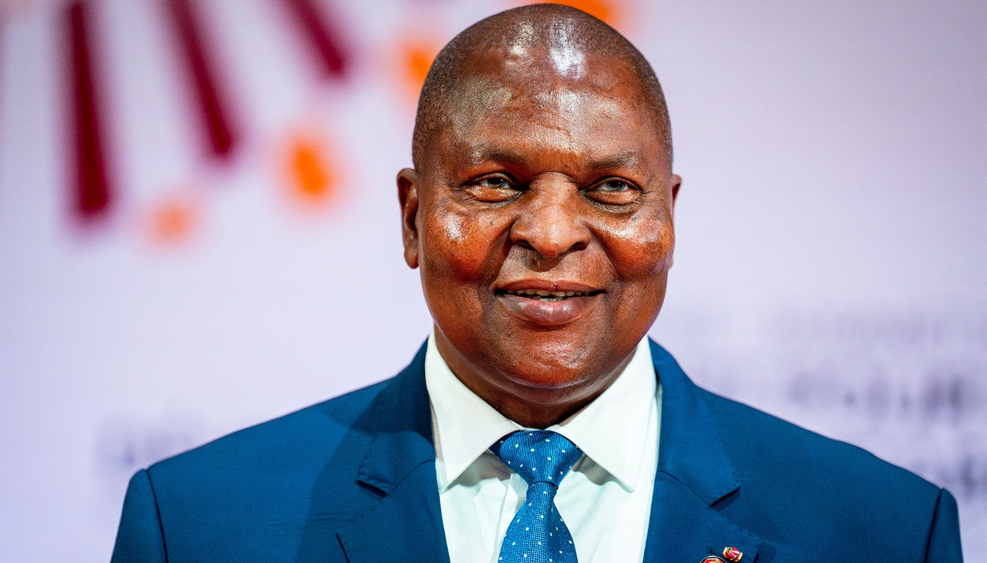 Le chef de l'État centrafricain, Faustin-Archange Touadéra, le 25 juillet 2024 à Paris.