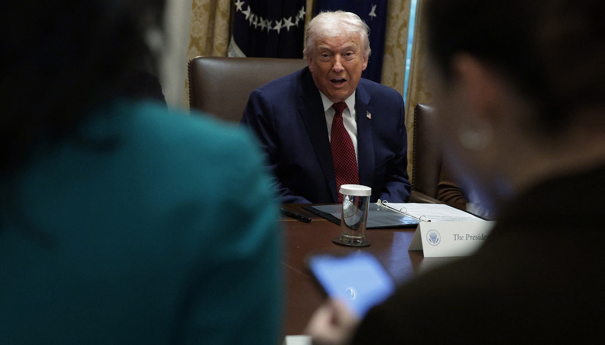 Le président américain Donald Trump, à Washington, le 8 décembre 2025.