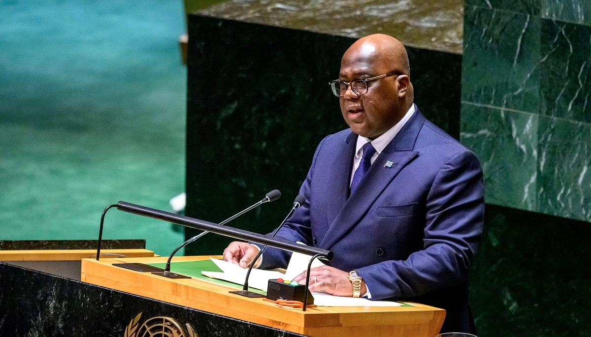 Le président de la RDC, Félix Tshisekedi, à New York, le 20 septembre 2023.