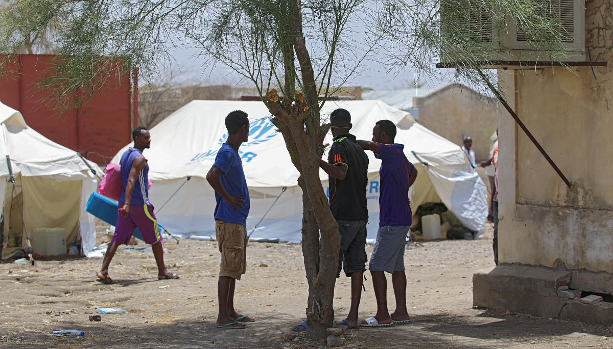 Le camp de réfugiés d'Um Gargour, dans le Gedaref, au Soudan, en mai 2021.