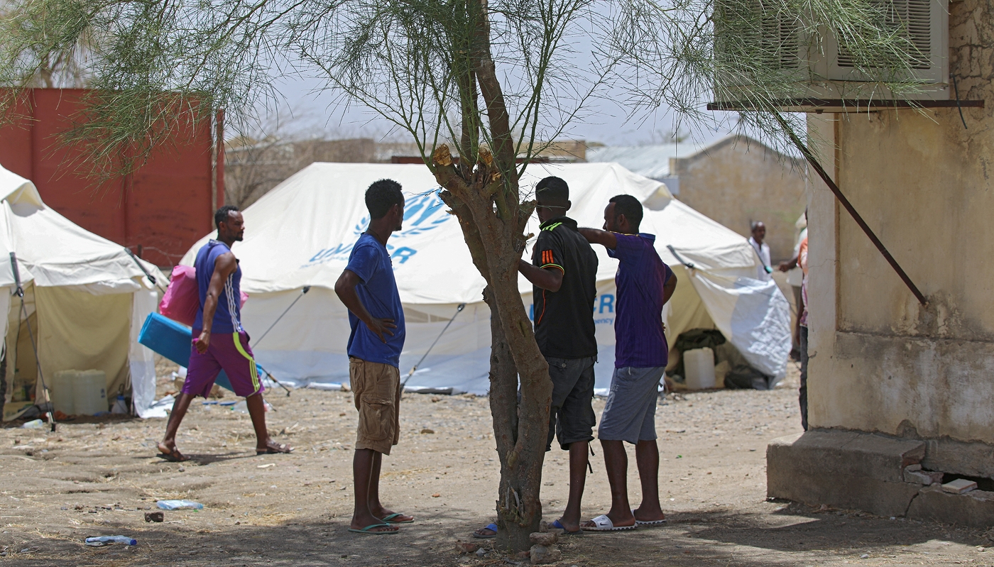 Le camp de réfugiés d'Um Gargour, dans le Gedaref, au Soudan, en mai 2021.