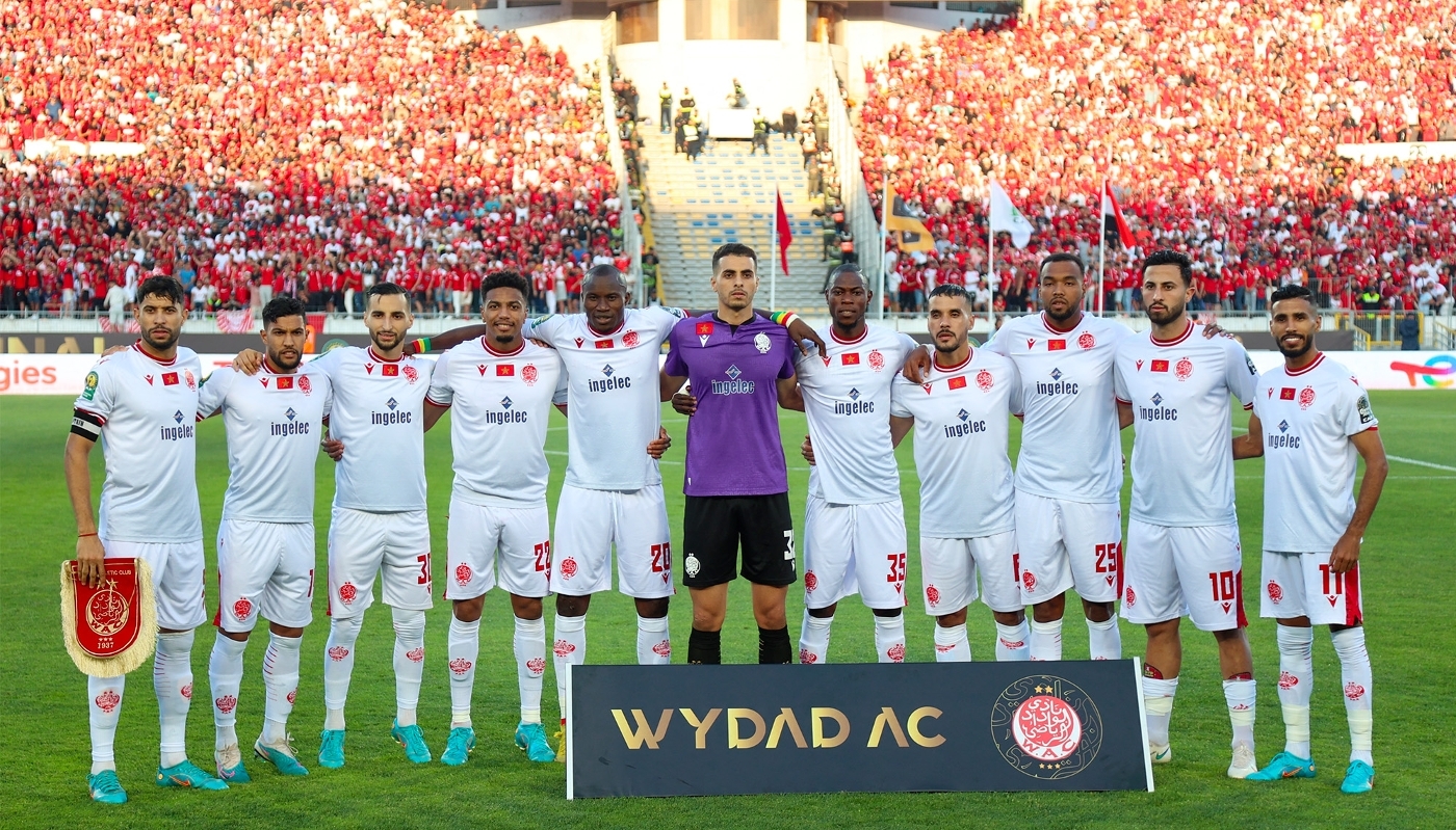 Les joueurs du Wydad AC à Casablanca, le 11 juin 2023.