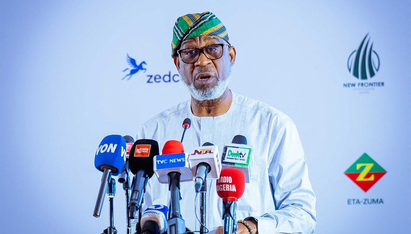 Dele Alake, ministre des mines du Nigeria, à Abuja, le 18 juillet 2024.