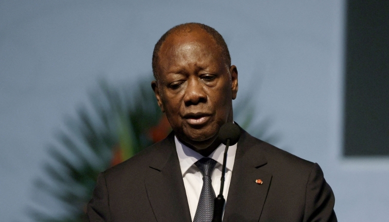 Le président Alassane Ouattara, à Abidjan, le 10 octobre 2024.