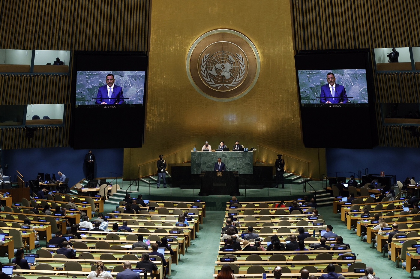 Mohamed Bazoum, lors de la précédente assemblée générale des Nations unies, en septembre 2022.
