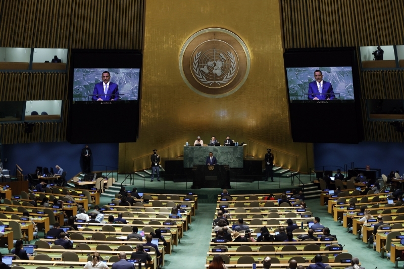 Mohamed Bazoum, lors de la précédente assemblée générale des Nations unies, en septembre 2022.