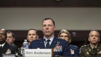 Le commandant de l'Africom, Dagvin Anderson, auditionné par le Sénat américain, à Washington, le 14 mai 2026.