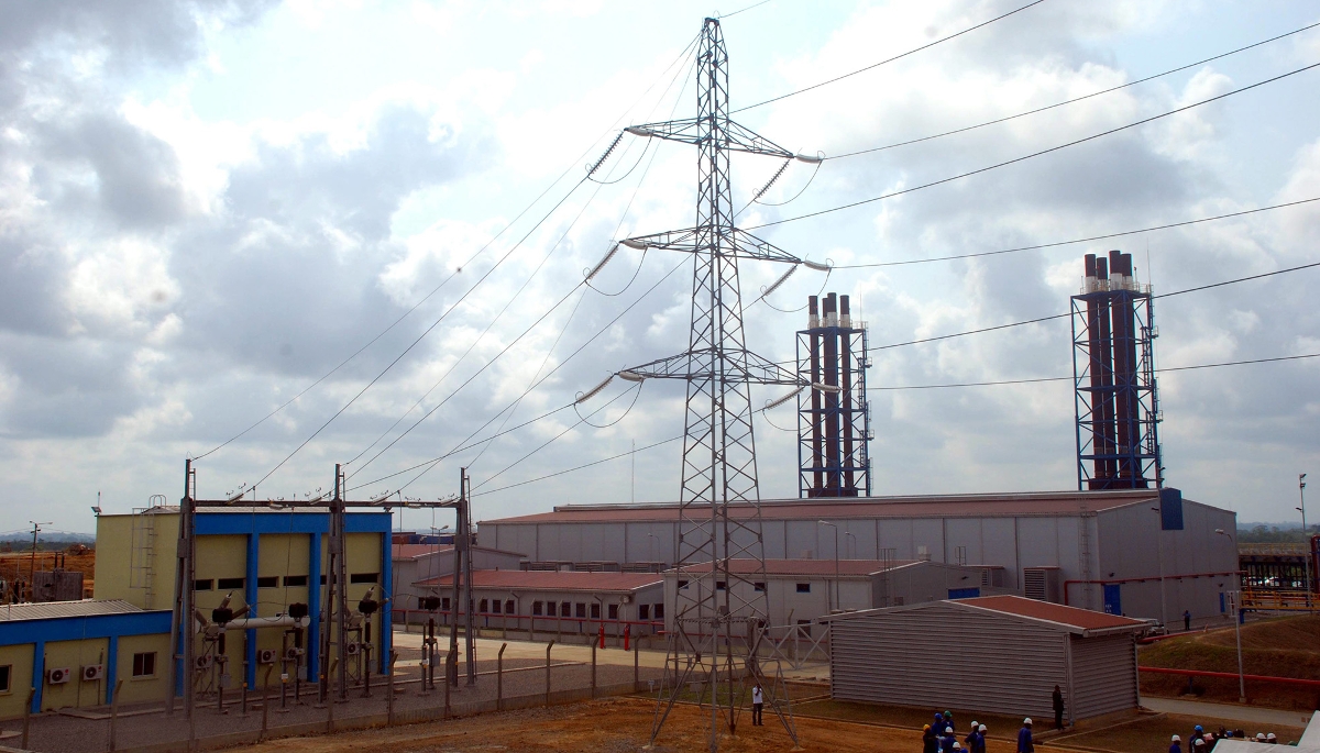 La centrale thermique de Yassa-Dibamba, en décembre 2009, au Cameroun.