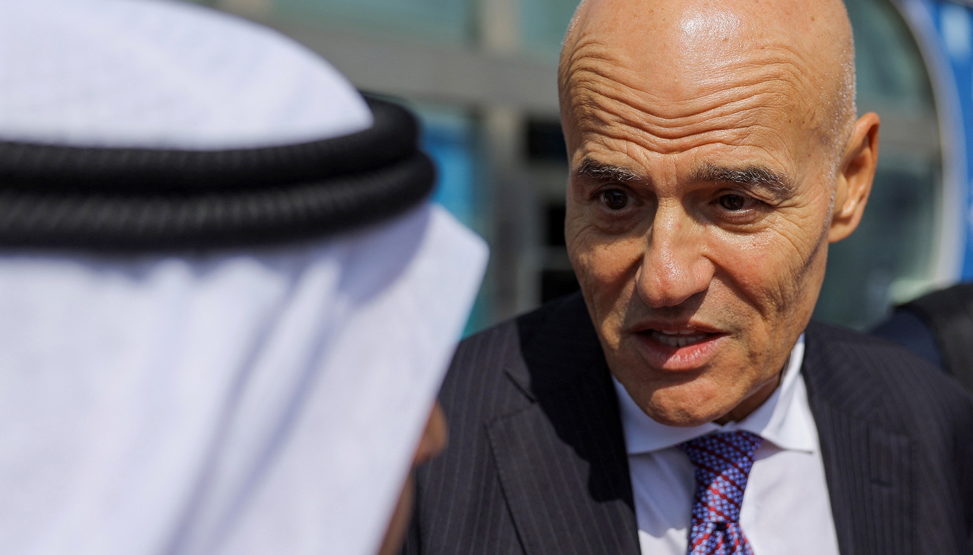 Claudio Descalzi, PDG d'ENI, en octobre 2023.