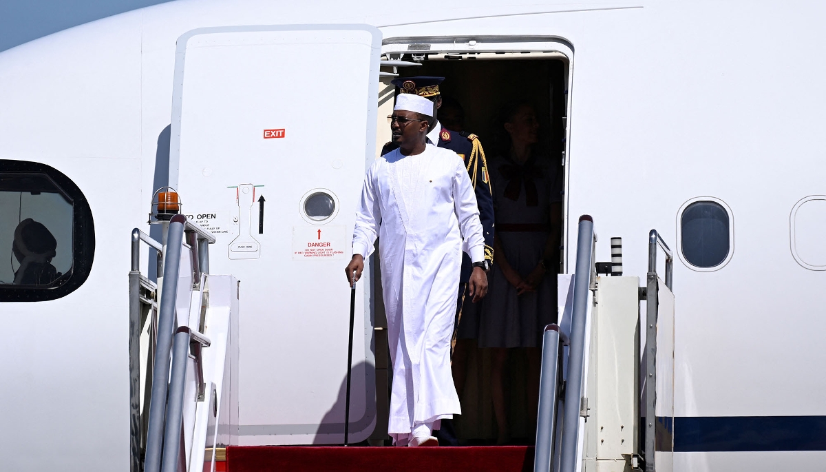 Le président tchadien Mahamat Idriss Déby. Le 2 septembre 2024. 