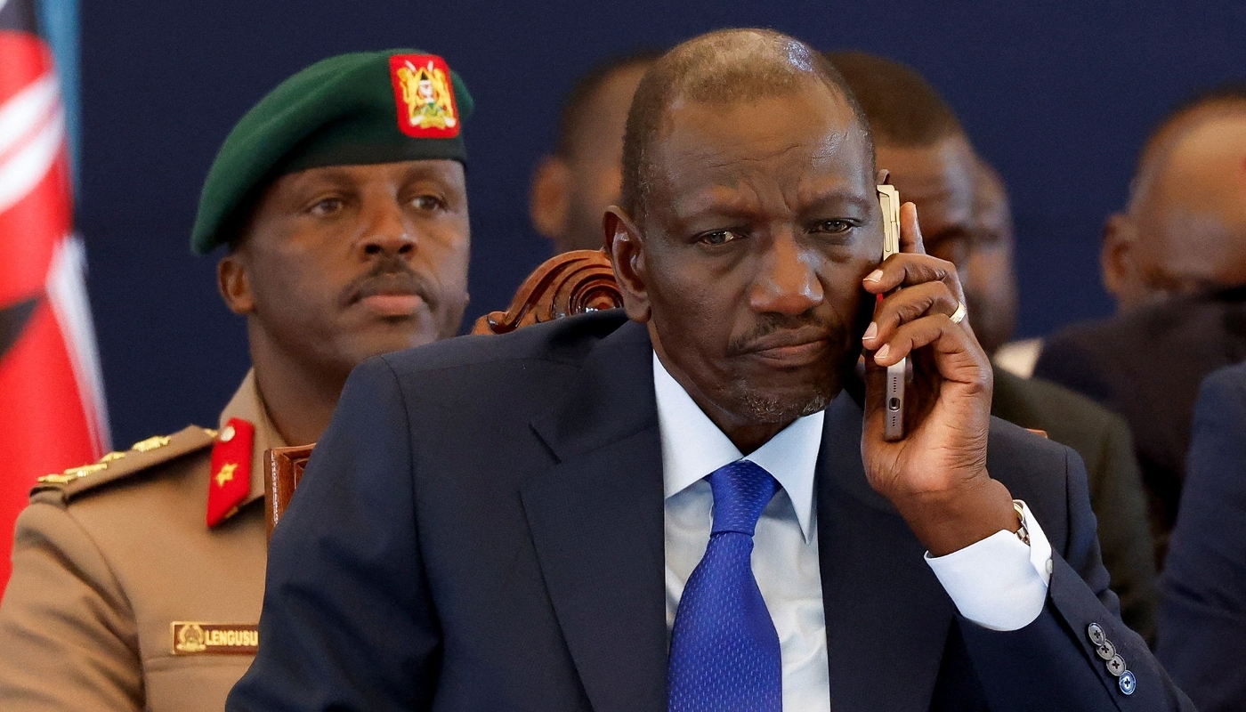 Le président William Ruto à la State House, Nairobi, le 24 juillet 2026.
