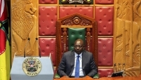Le présidant kényan William Ruto à l'Assemblée nationale de Nairobi, en novembre 2025.
