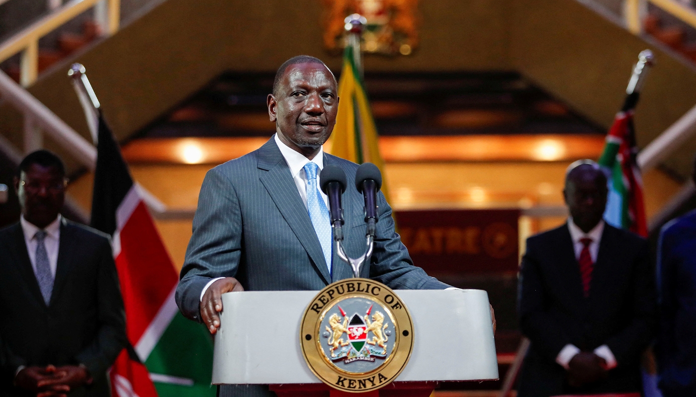 William Ruto, à Nairobi, en juillet 2024.