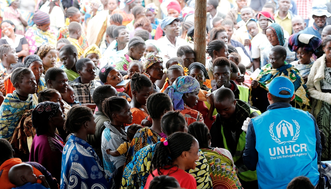 Des civils congolais au camp d'accueil du Haut-Commissariat des Nations unies pour les réfugiés, à Kyangwali, en Ouganda, le 19 mars 2018.