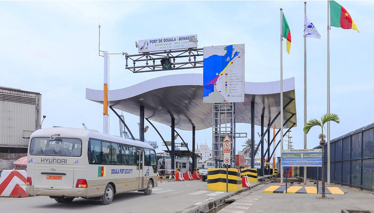 L'accès au Port Autonome de Douala, le 21 mars 2025.
