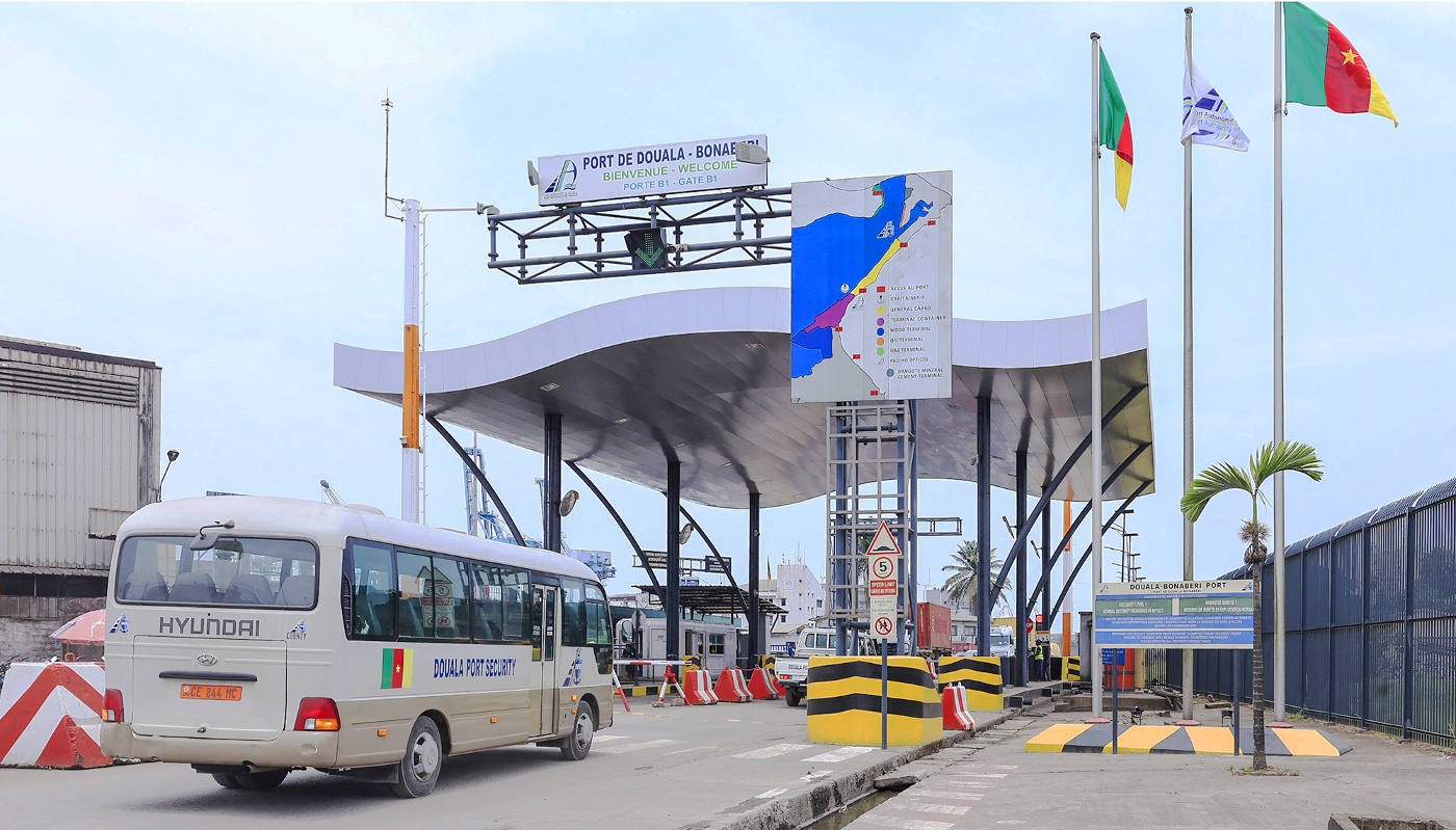 L'accès au Port Autonome de Douala, le 21 mars 2025.