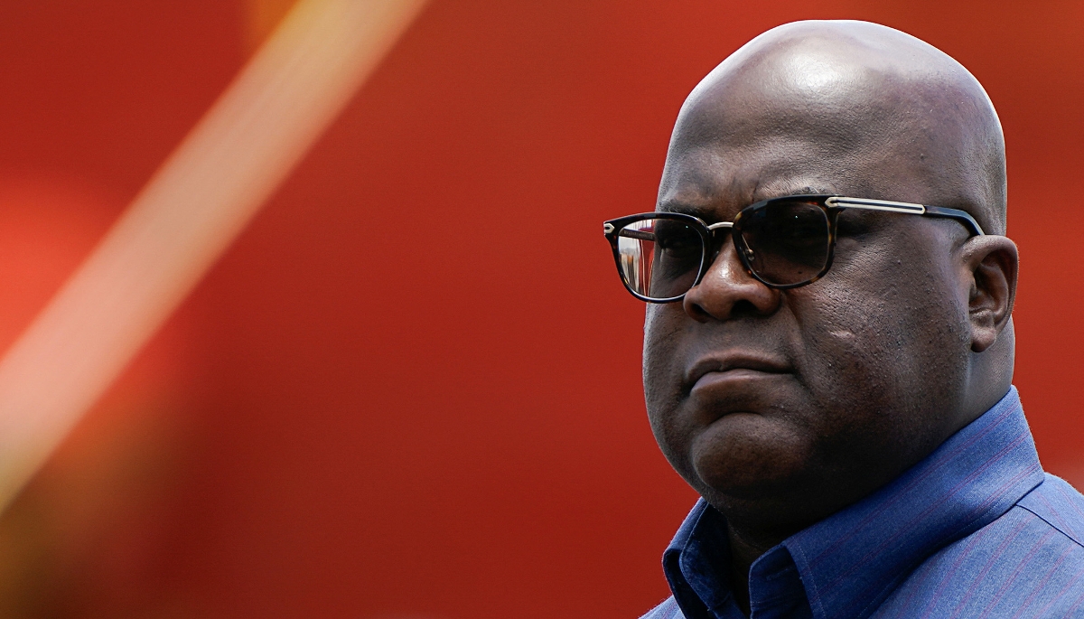 Le président de la République démocratique du Congo, Félix Tshisekedi, à Lobito, en Angola, le 4 décembre 2024. 