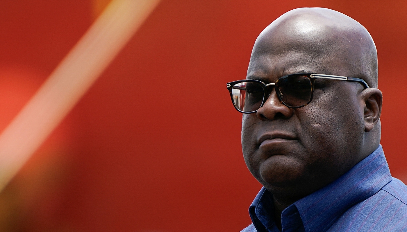 Le président de la République démocratique du Congo, Félix Tshisekedi, à Lobito, en Angola, le 4 décembre 2024.