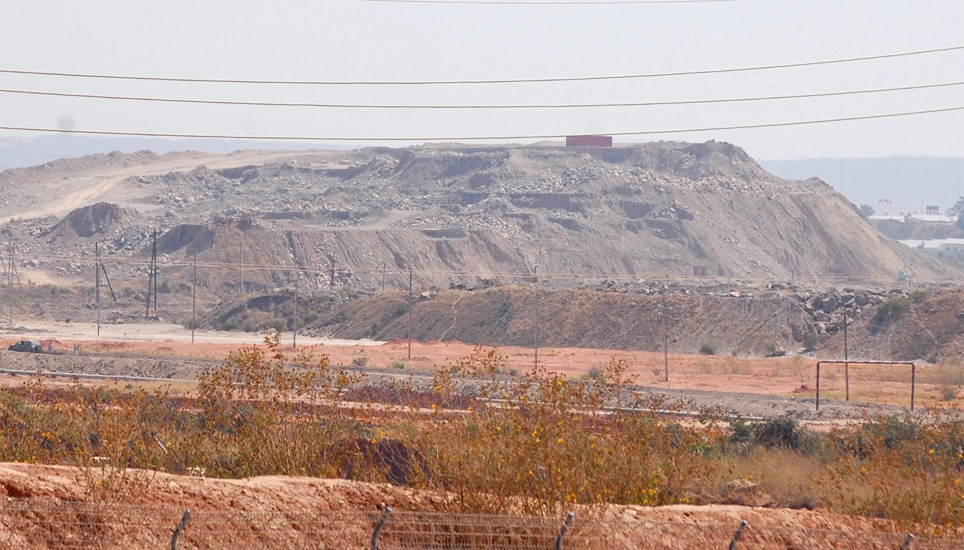 Une mine de cuivre et de cobalt exploitée par la Sicomines à Kolwezi, en RDC, en mai 2015.