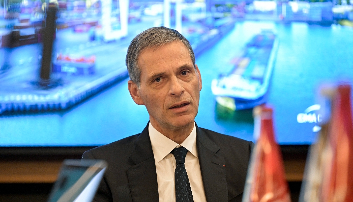 Rodolphe Saadé, PDG de CMA CGM, à Lyon, en France, le 5 février 2026.