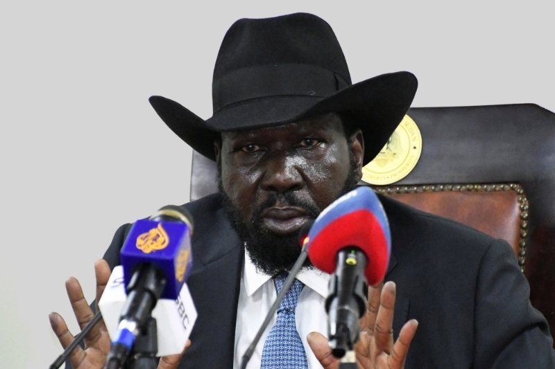 Le président sud-soudanais Salva Kiir.