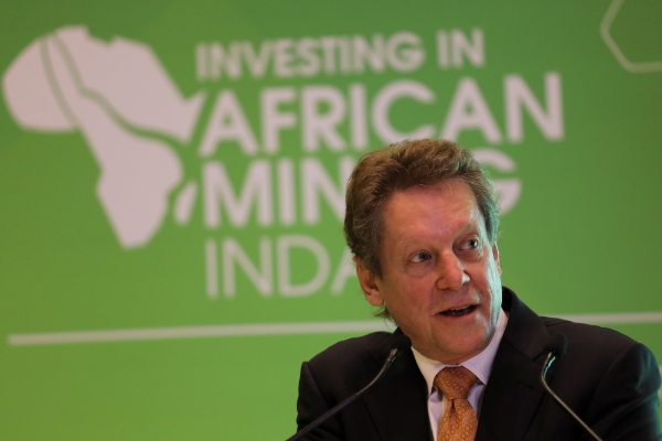 Robert Friedland lors du forum Africa Mining Indaba 2022, au Cap, en Afrique du Sud, le 11 mai 2022.