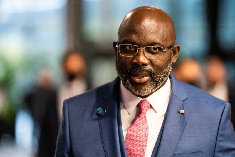 Le président du Liberia George Weah.