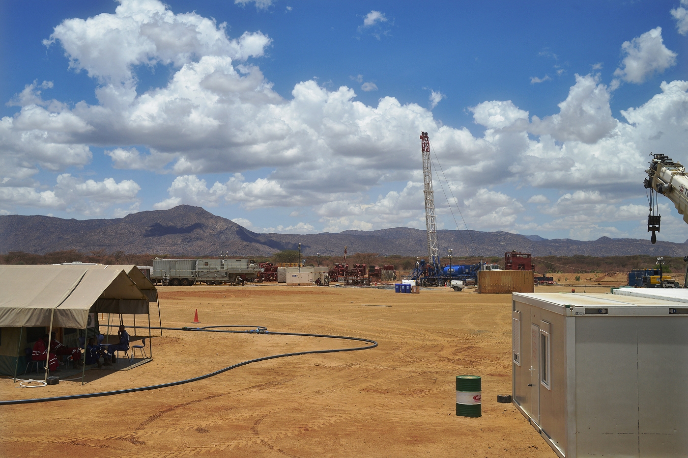Bloc pétrolier opéré par Tullow Oil dans le comté kenyan du Turkana.