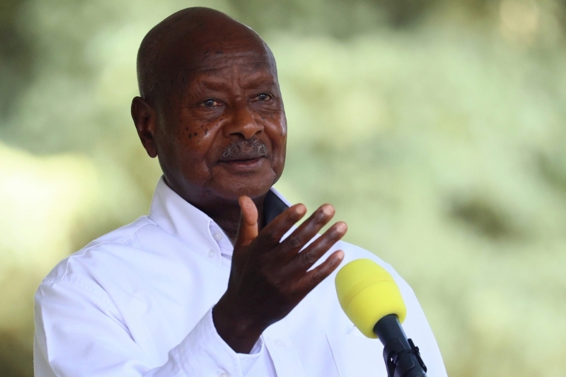 Le président ougandais Yoweri Museveni.