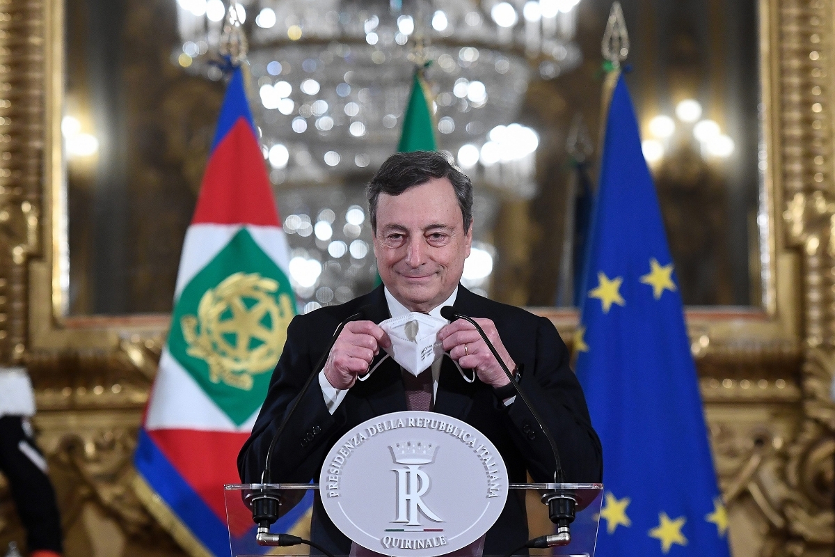 Le nouveau président du conseil italien, Mario Draghi.