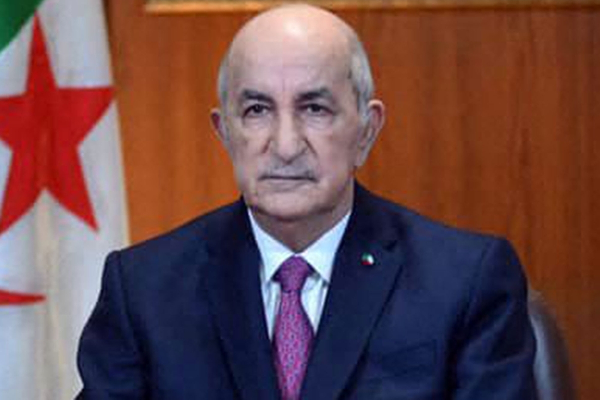 Le président algérien Abdelmadjid Tebboune.