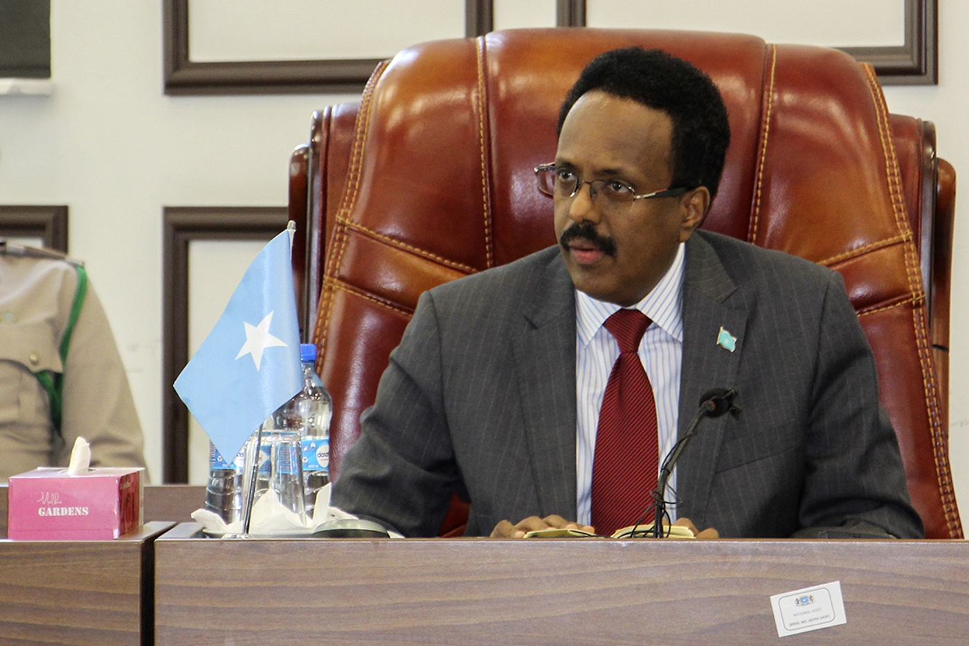 Le président somalien Mohamed Abdullahi Mohamed, dit "Farmajo".