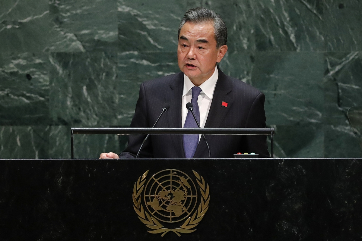 Le ministre des affaires étrangères chinois Wang Yi.