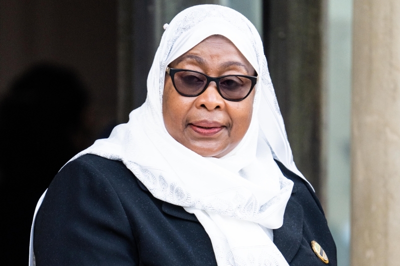 La présidente tanzanienne Samia Suluhu Hassan.