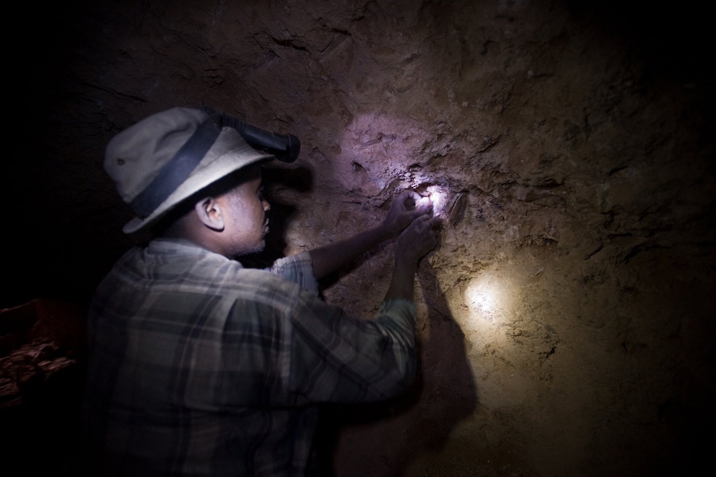 Une mine de tanzanite à Mirerani, au nord de la Tanzanie.