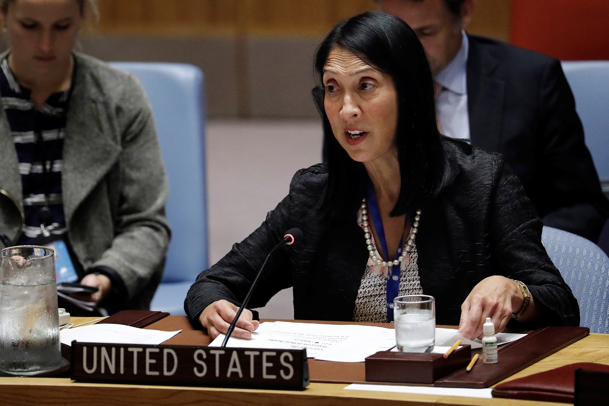 La secrétaire d'Etat adjointe américaine chargée des organisations internationales, Michele J. Sison.